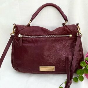 EUC Marc By Marc Jacobs leather Burgundy Crossbody Bag